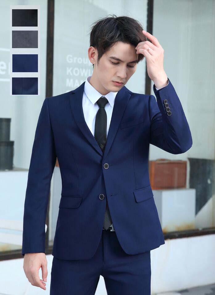 楽天市場】【送料無料】メンズ スリムスーツ フォーマルスーツ 4点