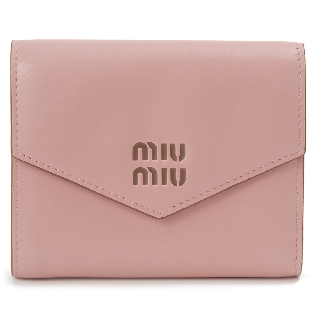 楽天市場】MIU MIU ミュウミュウ 三つ折り財布 レディース ピンク