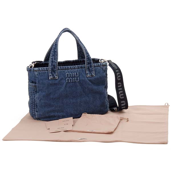 楽天市場】MIU MIU ミュウミュウ トートバッグ レディース 5BG236 2DP1