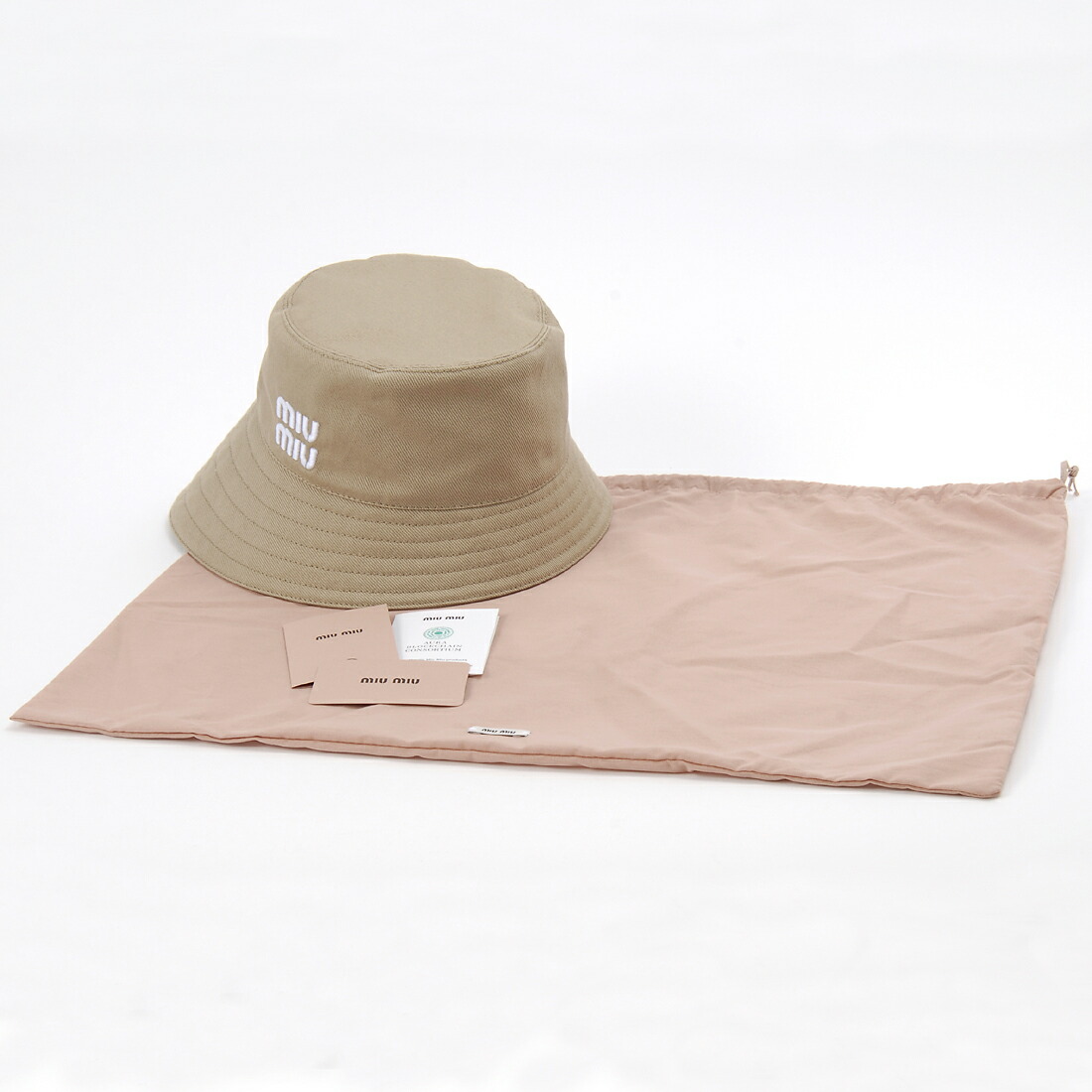 楽天市場】miumiu ミュウミュウ バケットハット 帽子 レディース