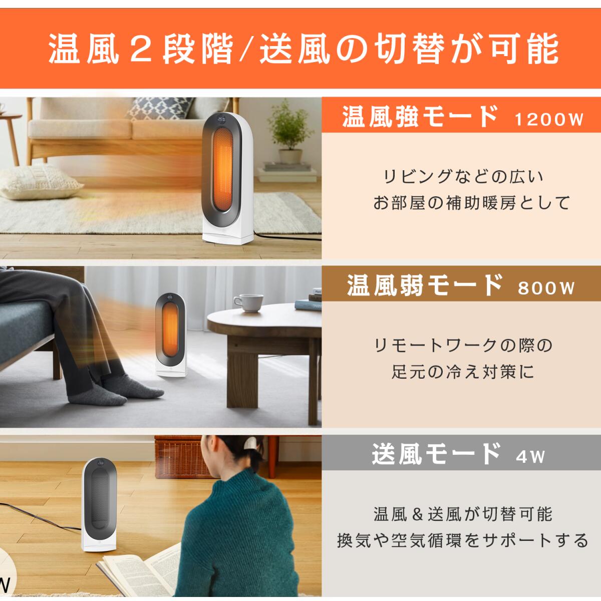 楽天市場】【在庫処分】ヒーター セラミックヒーター セラミックファン