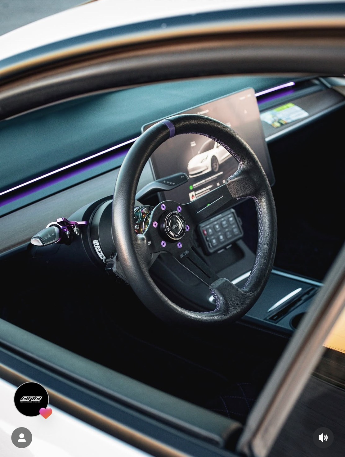 楽天市場】DND Performance Interior Race レザー パープルステッチ