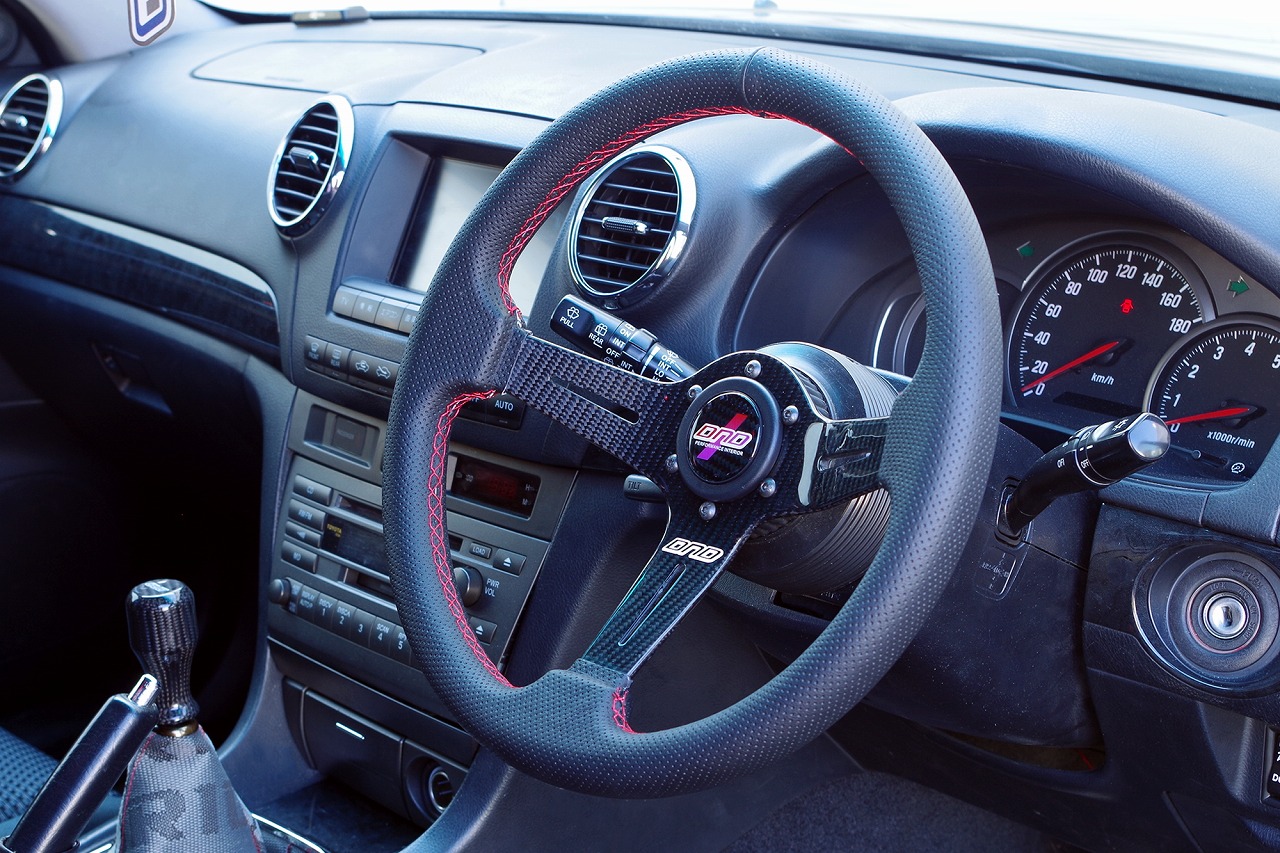 楽天市場】DND PERFORMANCE INTERIOR レザー カーボンスポーク レッド