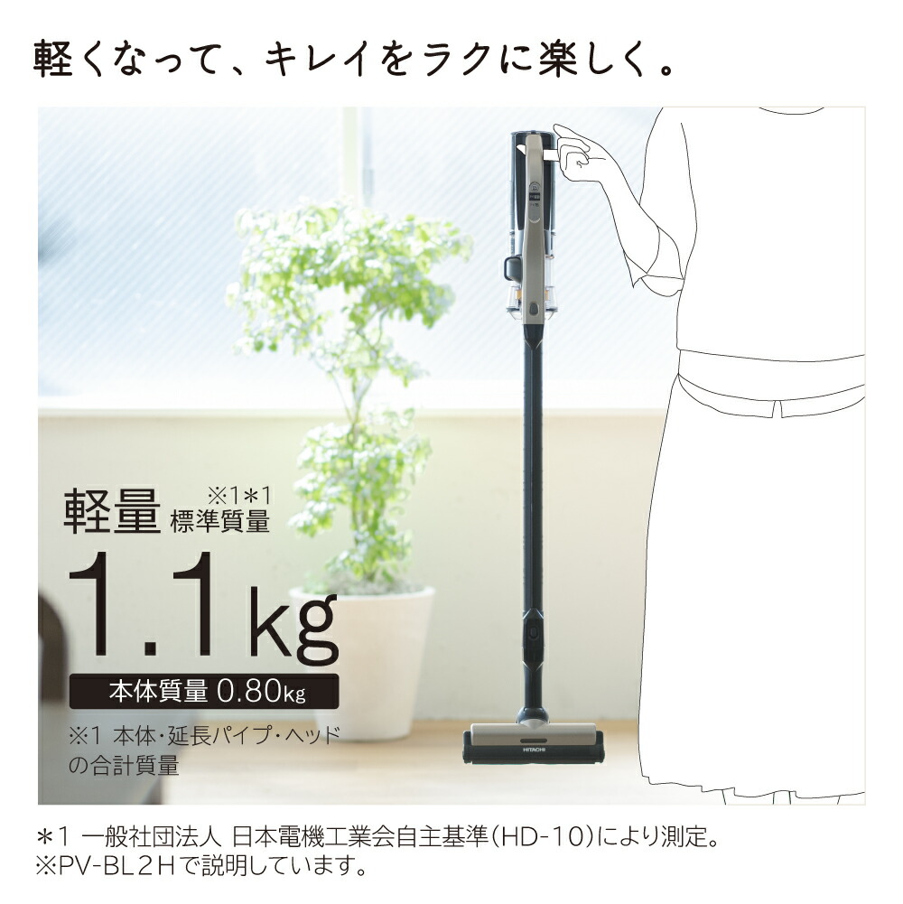 楽天市場】日立 スティッククリーナー コードレス式 ラクかる