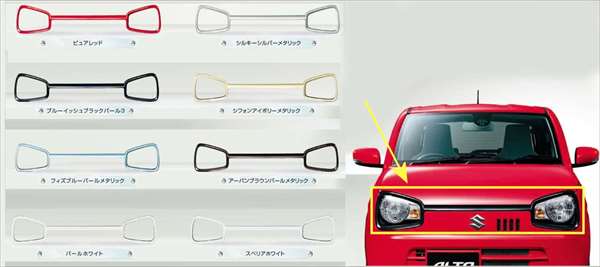 楽天市場】『アルト』 純正 HA36S めがねガーニッシュ パーツ スズキ