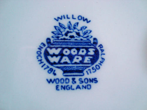 楽天市場】ブルーウィロー 100年前 希少 1910年代 アンティーク