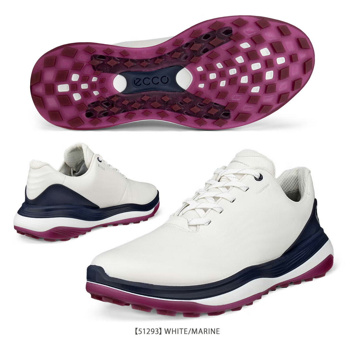 楽天市場】エコー ゴルフ シューズ エルティーワン レース スパイク