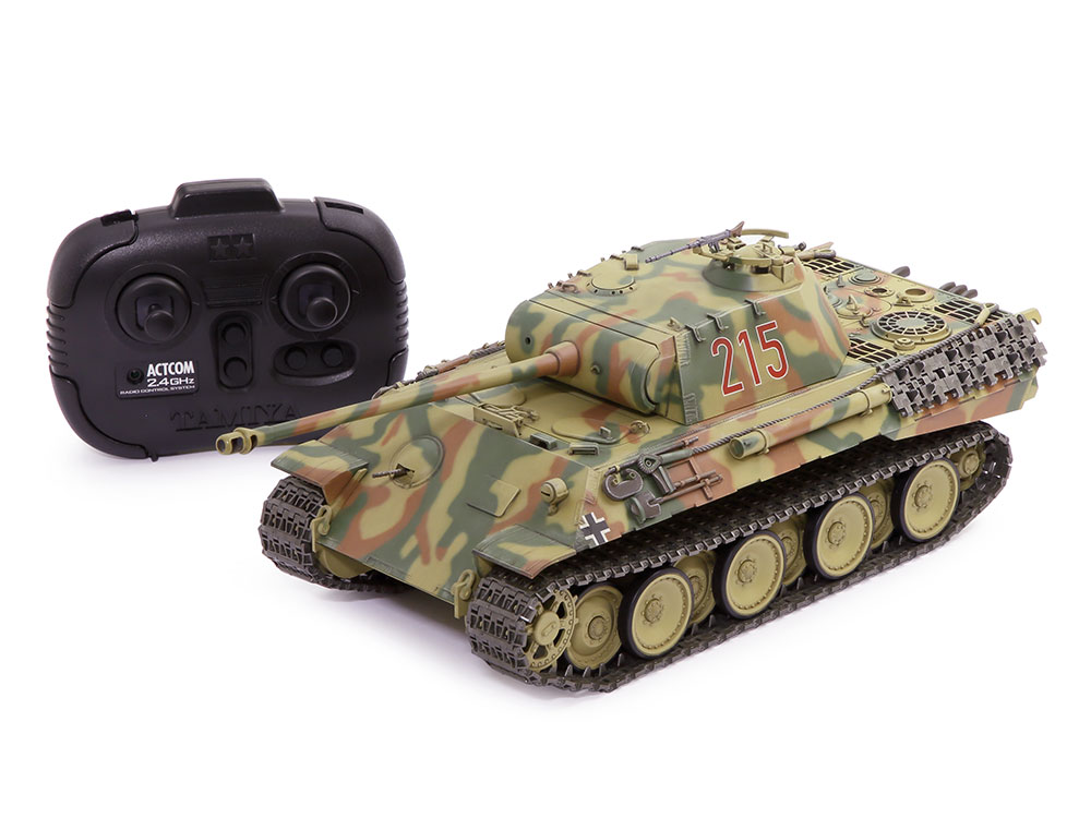 楽天市場】TAMIYA 1/25 RC ドイツ戦車 パンサーA (専用プロポ付き