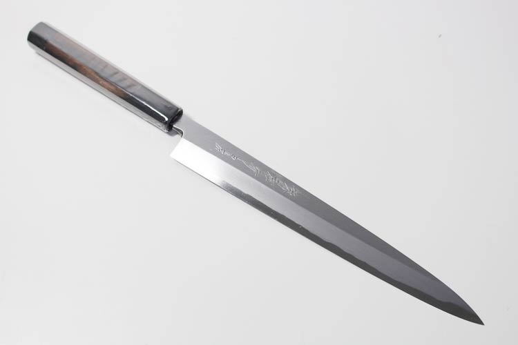 楽天市場】堺孝行白虎 柳刃 240mm 白一鋼 塗り鞘付 片刃 #02203青木