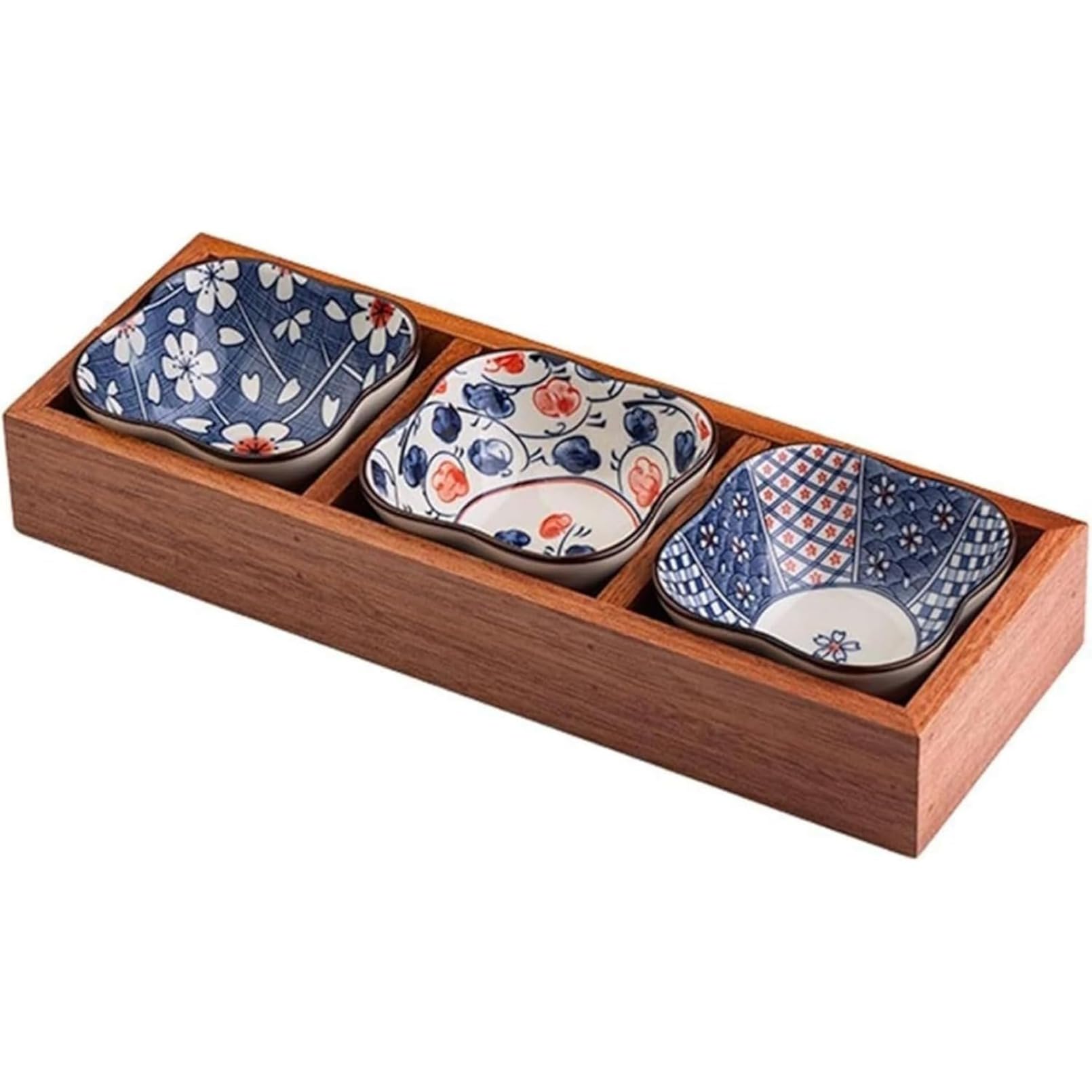 楽天市場】豆皿 小皿 セット 陶器 食器 寿司皿 セット仕切りトレー