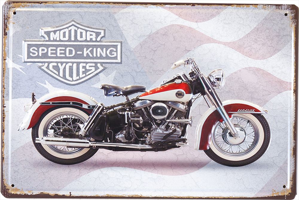 楽天市場】ブリキ看板 ヴィンテージ バイク アンティーク レトロ