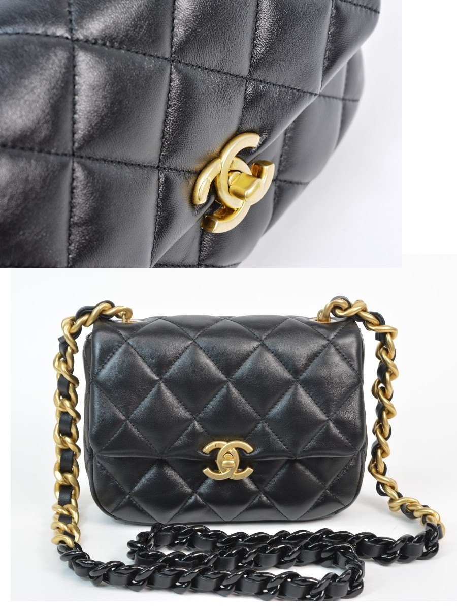 楽天市場】【超美品】シャネル ミニマトラッセ チェーンショルダー