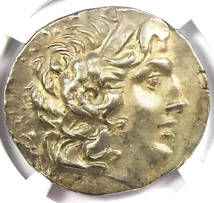 TKC125 リュシマコスのテトラドラクマ 古代トラキア 297-281BC