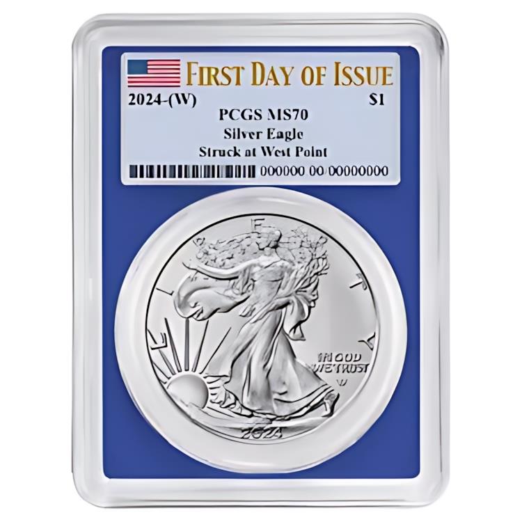 楽天市場】2024 (W) $1 アメリカン シルバー イーグル 3 本セット PCGS
