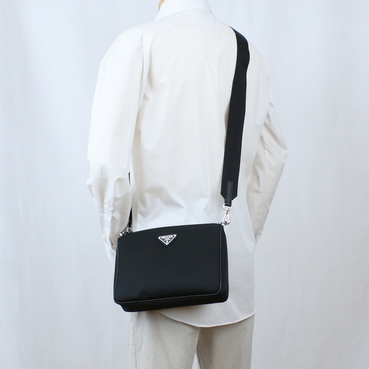 楽天市場】プラダ PRADA 2VH133 斜め掛け ショルダーバッグ NERO