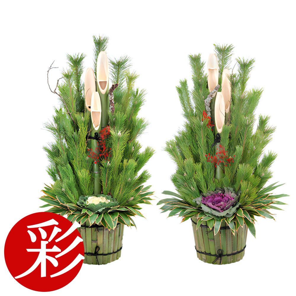 楽天市場】本格 門松（大）高さ1.5m 150cm （大阪市と近郊のみお届け