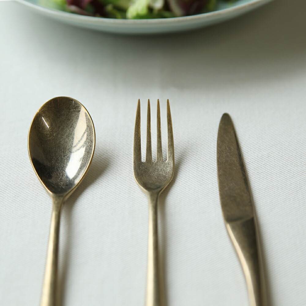 楽天市場】ヴィンテージ風 カトラリー アンティーク ゴールド 懐 KAI