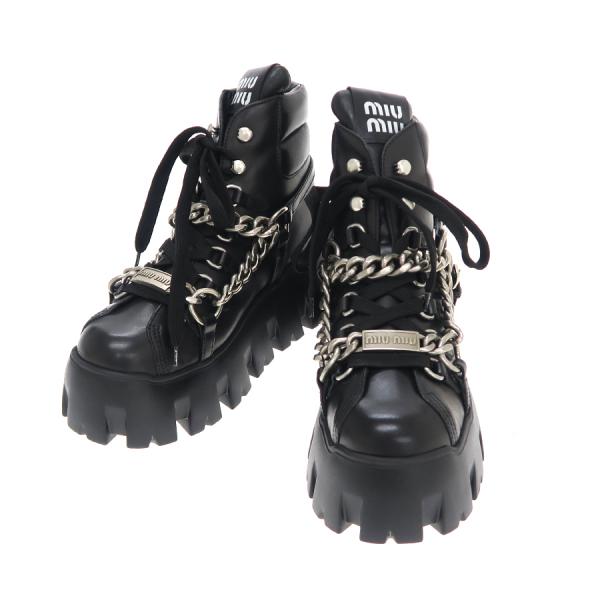 楽天市場】ミュウミュウ ブーツ 【Aランク】【中古】 : 質屋さのや