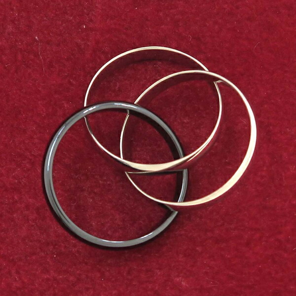 楽天市場】カルティエ トリニティリング/セラミック#57(日本サイズ17号