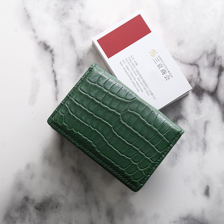 楽天市場】クロコダイル 名刺入れ 無双 レディース カードケース 通し