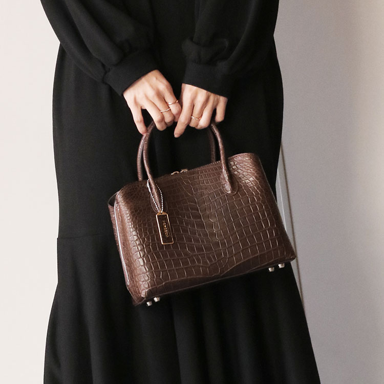 楽天市場】スモール クロコダイル ハンドバッグ レディース 2WAY