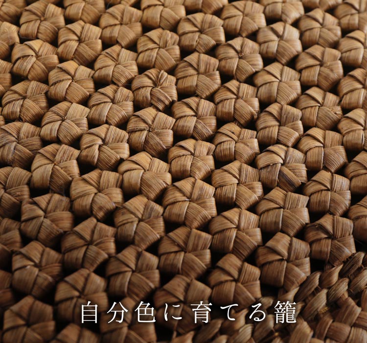 楽天市場】山葡萄 かごバッグ バッグ かご 籠 六角花編み 5mm 六角 花