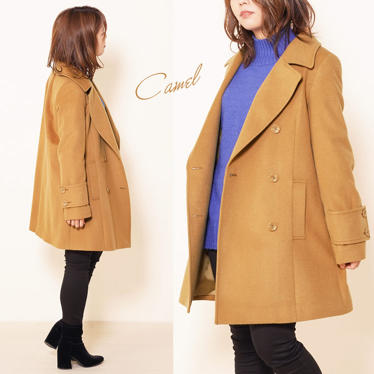 楽天市場】ピーコート レディース Pコート ダブル 秋 アウター