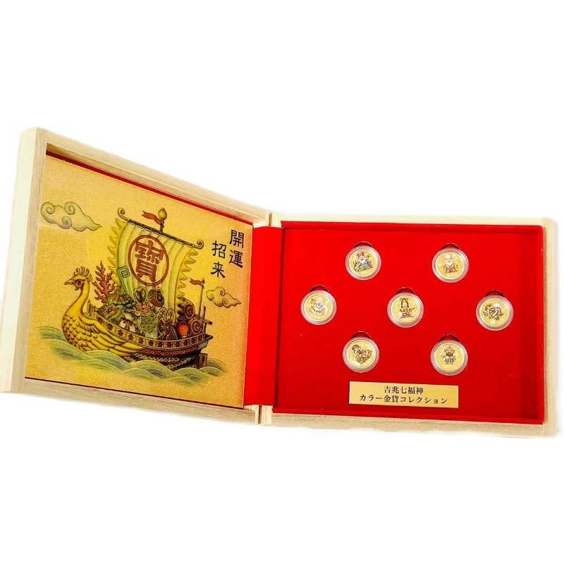 ペ*パ様 七福神 宝船 純金カード99.9 K24 1998年製 ペ*パ様 七福神