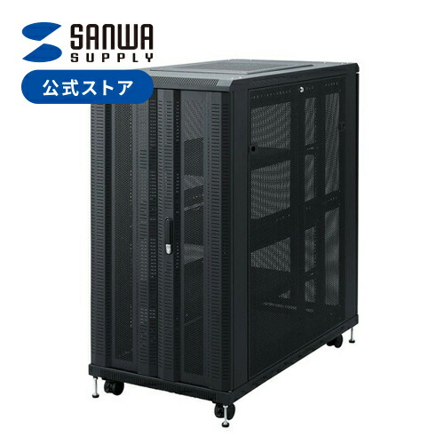 楽天市場】サーバーラック 19インチ 中型 24U 奥行110cm メッシュ