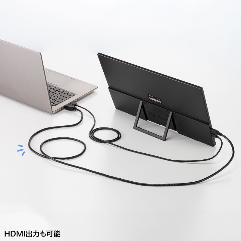 RTK FHD HDR 15.6インチ モバイルモニター サンワモニタースタンド