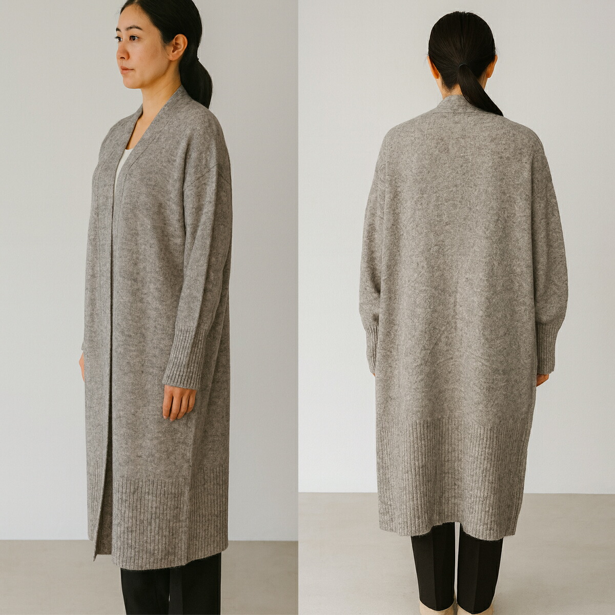 楽天市場】【大人気！】ヤク100% カーディガン レディース ロング