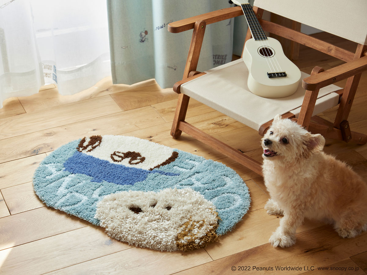 楽天市場】ピーナッツ アンディ&オラフ マット【サイズ：45cm×70cm