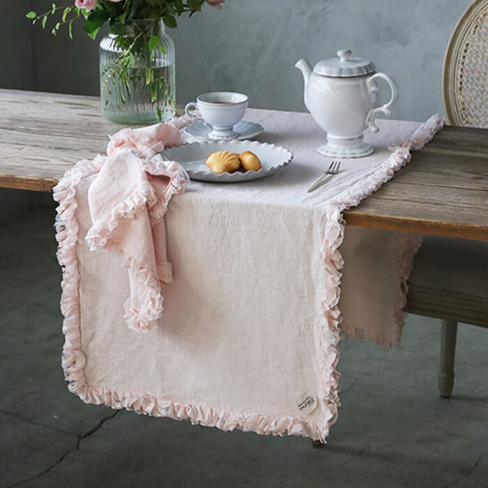 楽天市場】テーブルランナー クォーツ 40x140cm Chez moi Chic