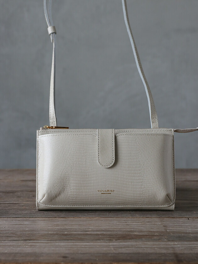 楽天市場】VIOLAd'ORO スマートフォン ポシェット ADRIA 横 リザード