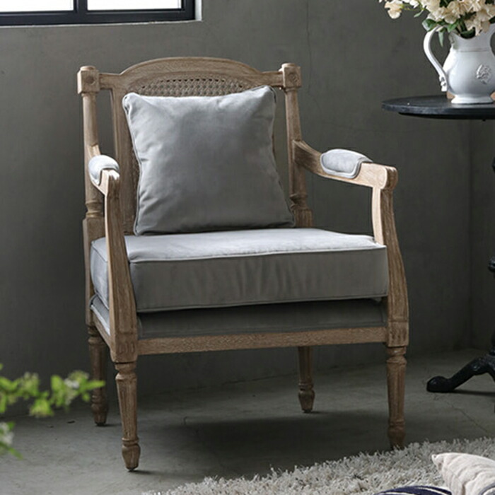 送料込み】サラグレース風1人掛けソファ ラウンジチェア アンティーク