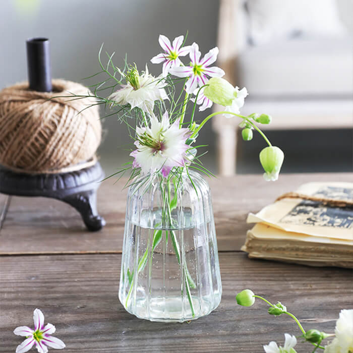 楽天市場】ガラスベース Sache E // 花瓶 フラワーベース ガラス