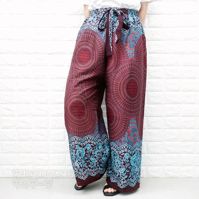 楽天市場】ガウチョパンツ ワイドパンツ レディース フレアパンツ