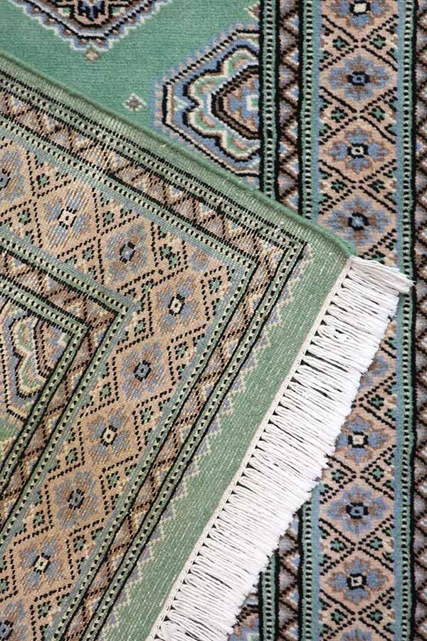 楽天市場】パキスタン絨毯 約94cm x 150cm グリーン ミントグリーン