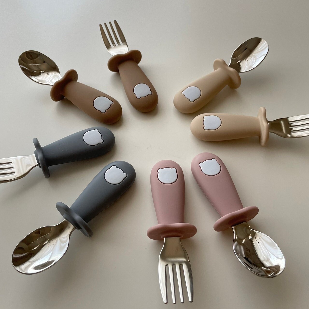 楽天市場】カワイイアンドボーン ベビー スプーン フォークセット