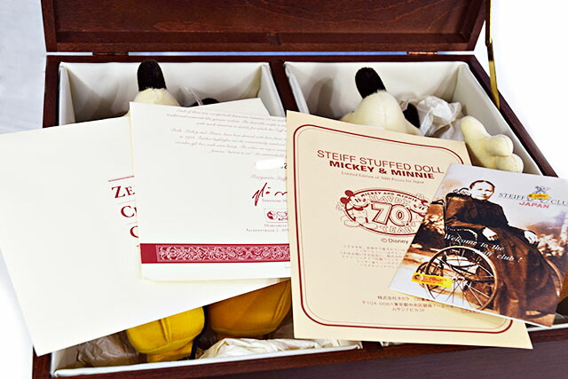 楽天市場】シュタイフ steiff ミッキー＆ミニー ぬいぐるみ 誕生70周年