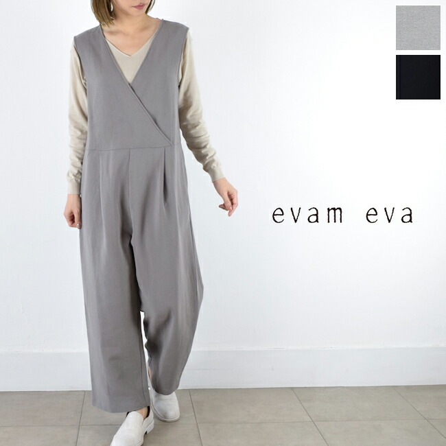 楽天市場】evam eva(エヴァムエヴァ)cotton all-in-one 2colormade in