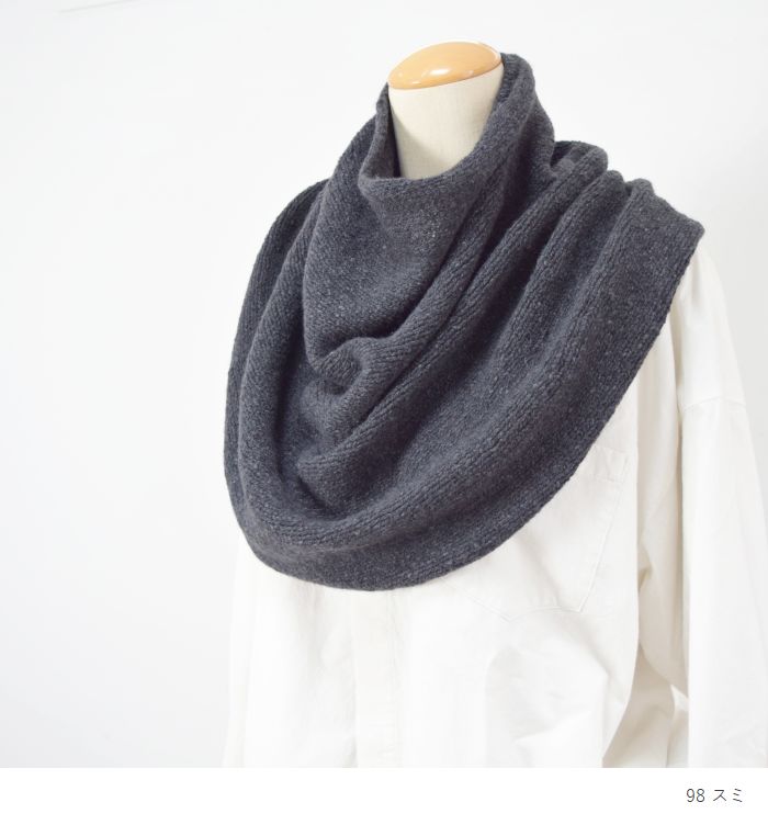 楽天市場】evam eva(エヴァムエヴァ)cashmere sable snood 3colormade