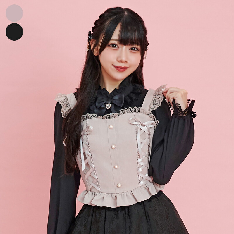 楽天市場】☆レースアップビスチェ1/6 18:00 再マークダウン8/7 12:00