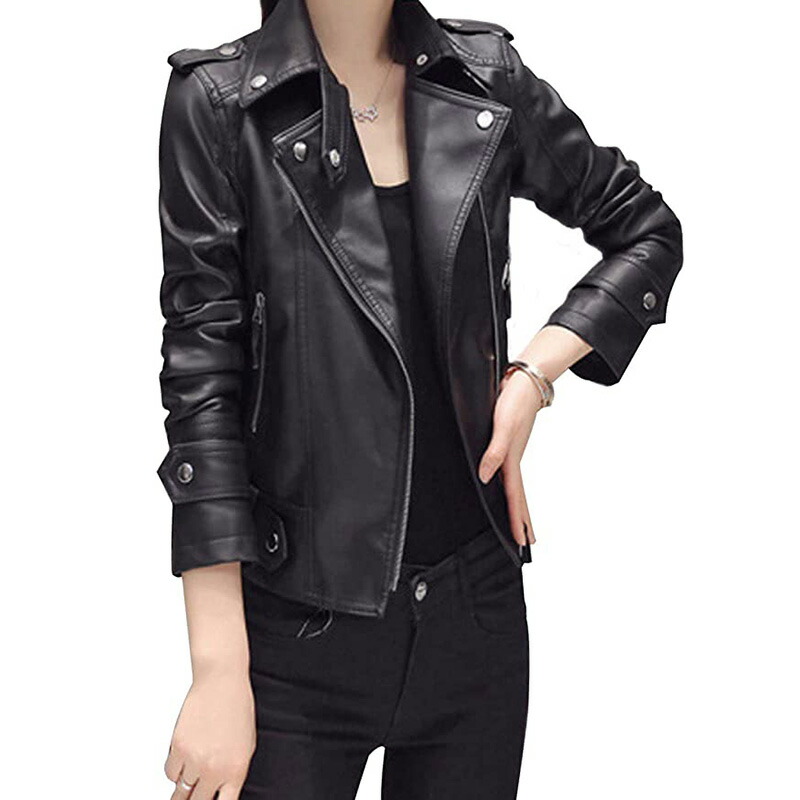 楽天市場】ジャケット バイカージャケット 革ジャン ライダース