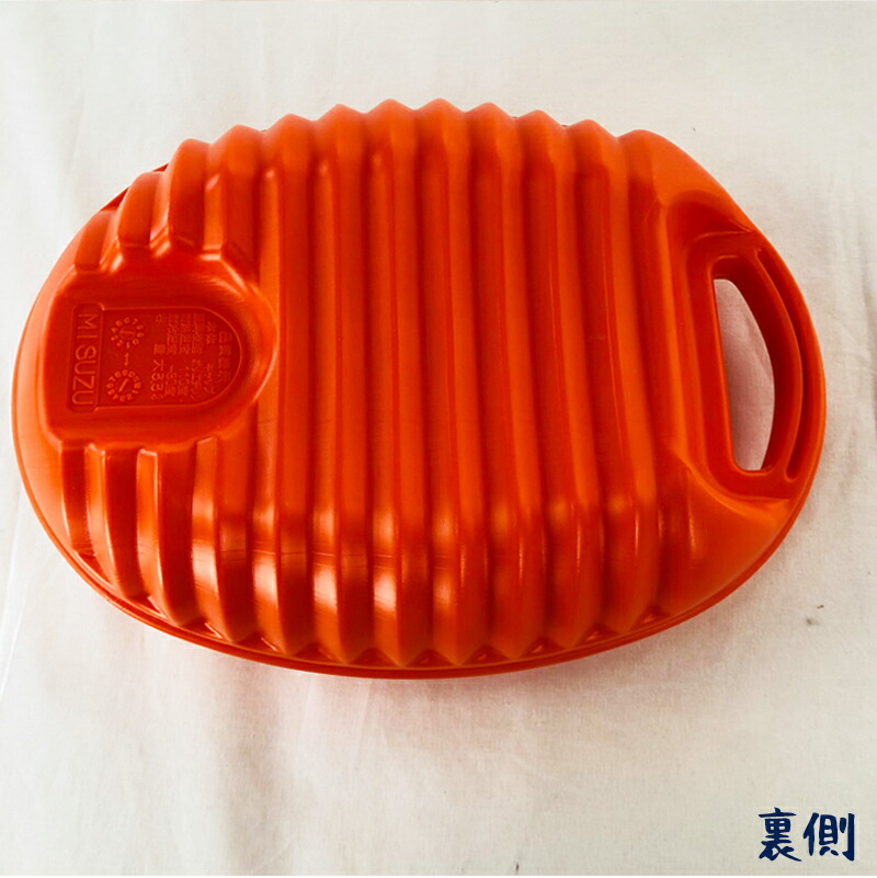 楽天市場】湯たんぽ ポリ 日本製 小 2.2L オレンジ / ポリ湯たんぽ