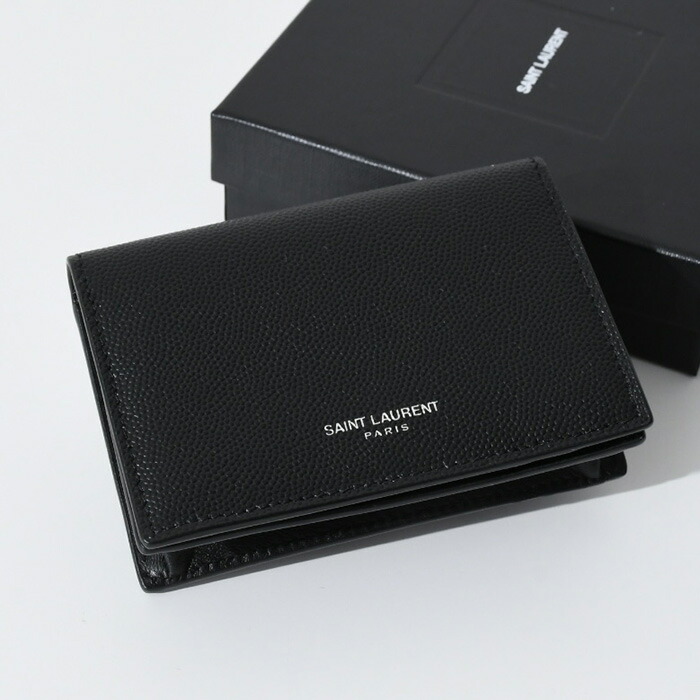 美品☆SAINT LAURENT サンローラン カードケース 名刺入れ Yves Saint