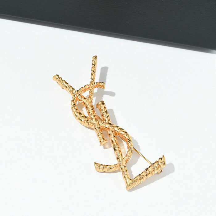 楽天市場】SAINT LAURENT サンローラン YSL ブローチ アクセサリー