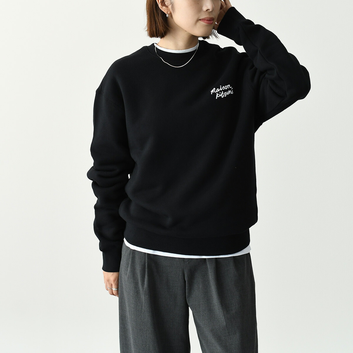 楽天市場】MAISON KITSUNE メゾン キツネ トップス スウェット MM00315