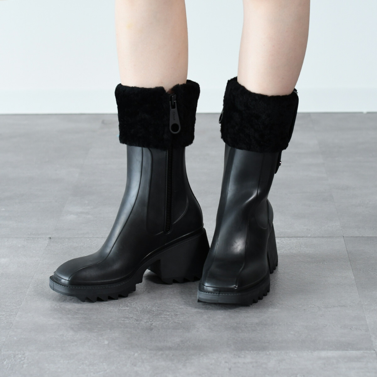 楽天市場】CHLOE クロエ ブーツ シューズ ベティ BETTY レインブーツ