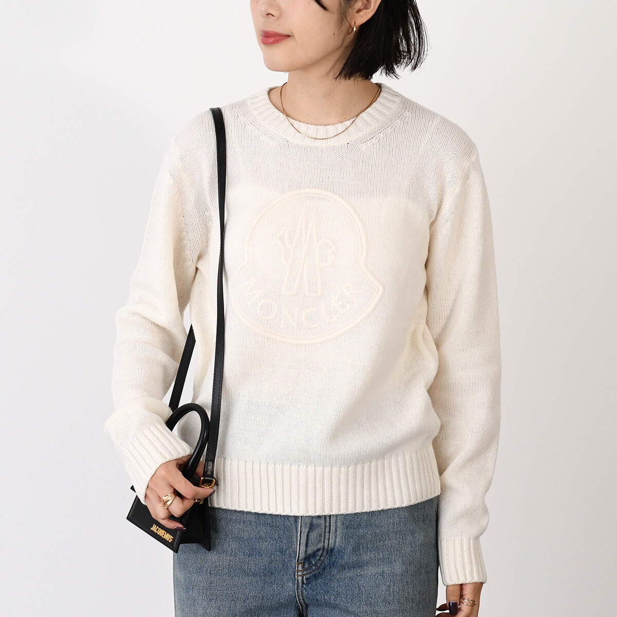 楽天市場】MONCLER モンクレール ニット セーター トップス 刺しゅう